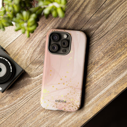 osbina | Pink Chic Stardust Cloud Phone Case | Modern Muse Collection