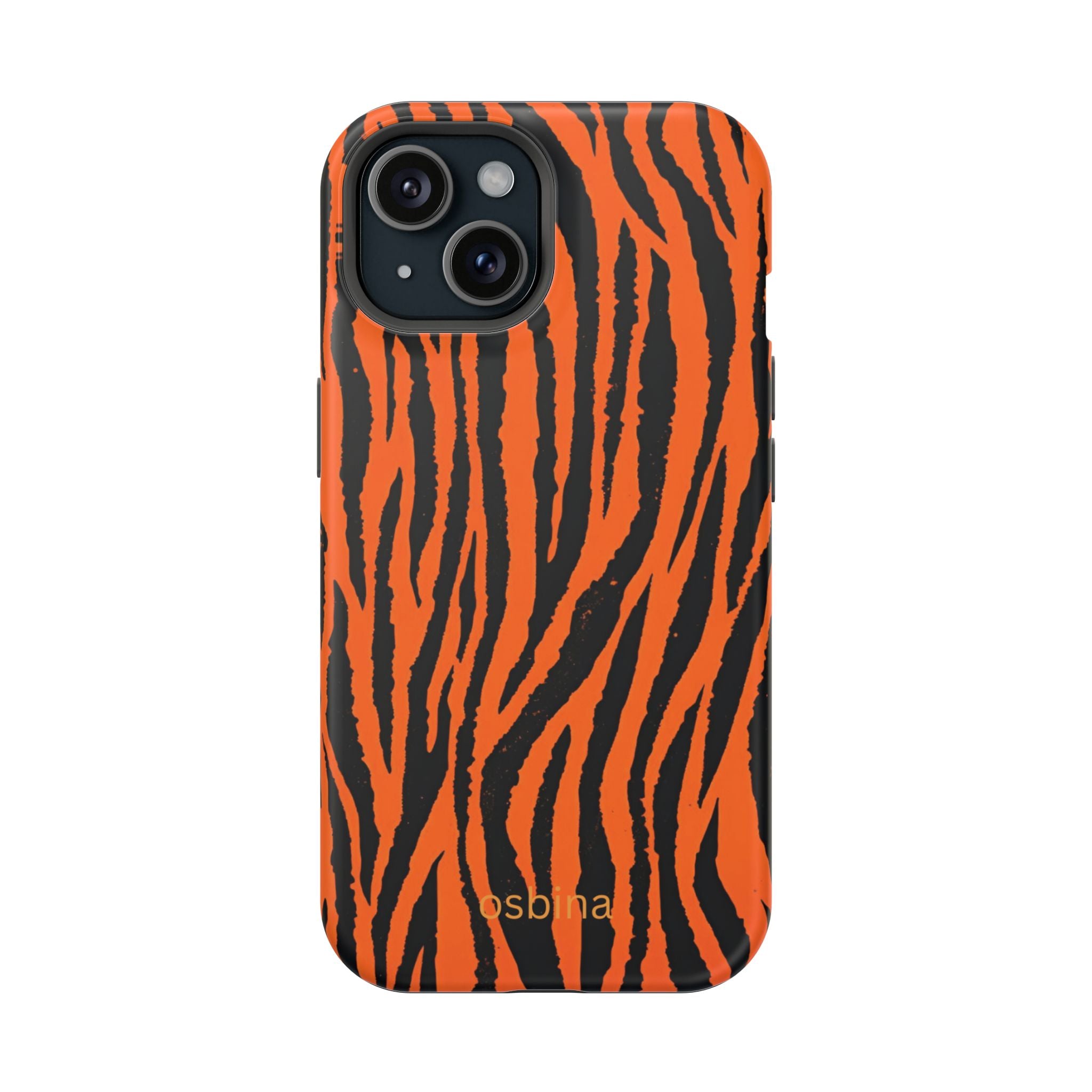 osbina | Tiger, But Make It Chic — The Bengal Stripe Case in Orange + Black | The Season Collective