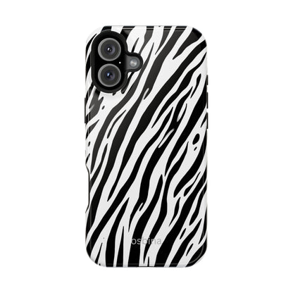 osbina | MagSafe Compatible for iPhone | The Bengal Bold Stripe Case in White + Black | The Season Collective