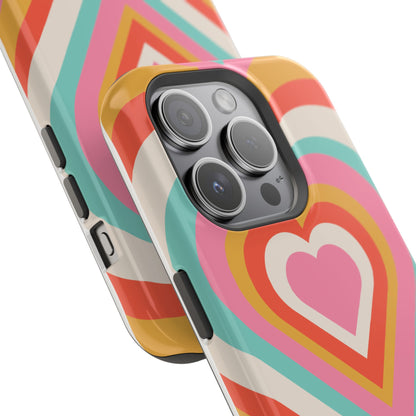 osbina | MagSafe compatible for iPhone | Heart Nouveau Phone Case | Modern Muse Collection