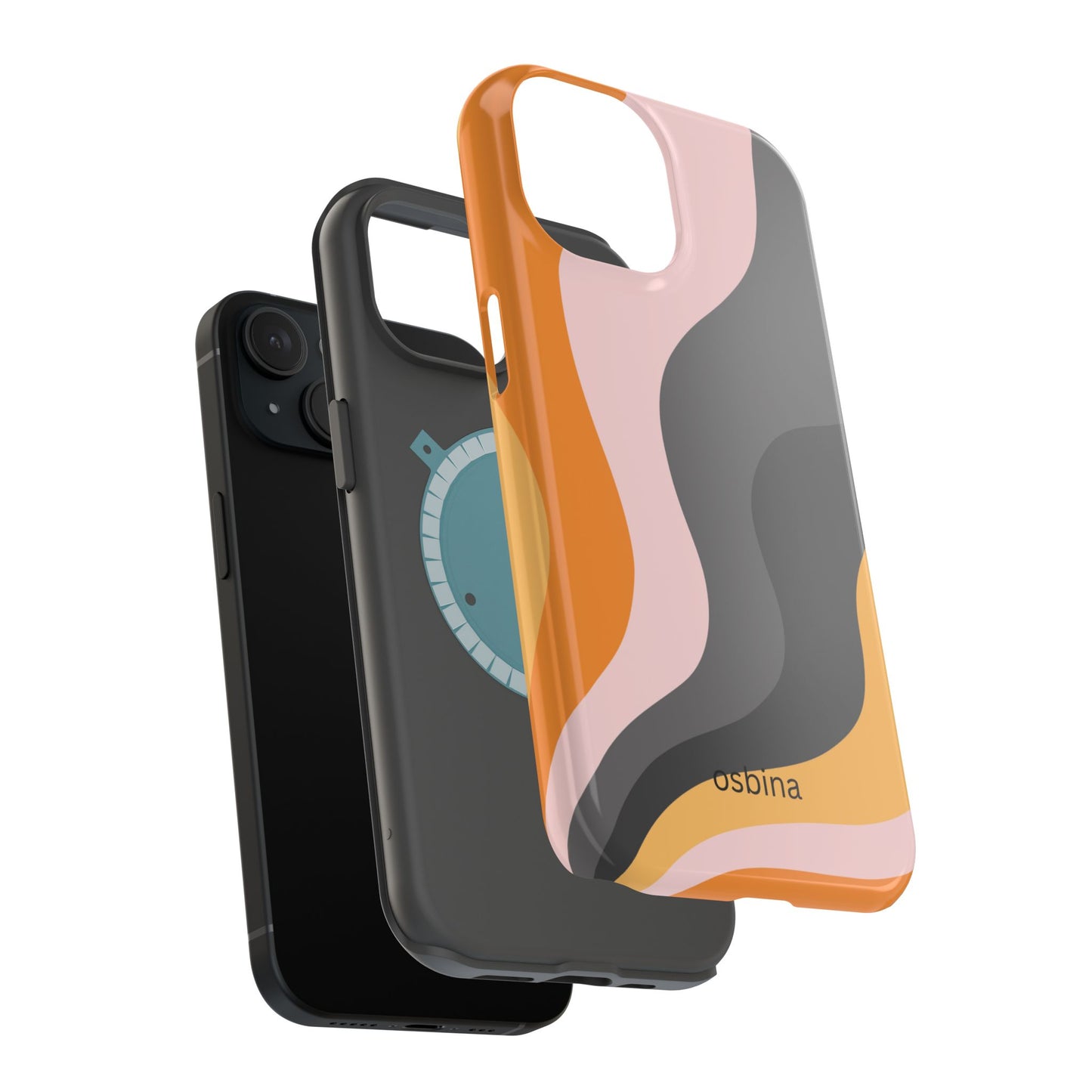 osbina | MagSafe Compatible for iPhone | The Case That Says “Fall, But Make It Fashion” | Retro Swirl Edition | The Season Collective