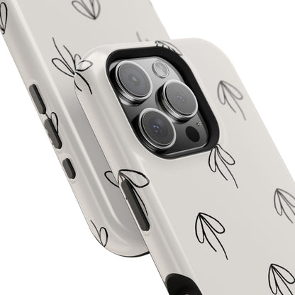 osbina | MagSafe compatible for iPhone | Linéa Flora Minimalistic Flower Phone Case | Modern Muse Collection