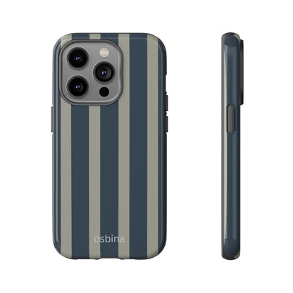 osbina | Grayhaven Navy & Gray Sophisticated Phone Case | Modern Muse Collection