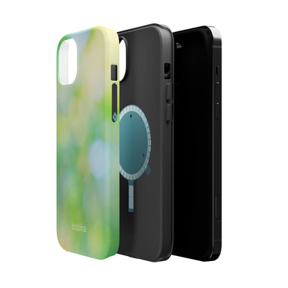 osbina | MagSafe compatible for iPhone | The Veridian Orbs Phone Case | Color Edit Collection