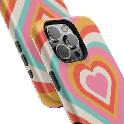 osbina | MagSafe compatible for iPhone | Heart Nouveau Phone Case | Modern Muse Collection