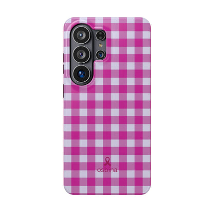 YAYOU The Pink Gingham Designer Case | osbina