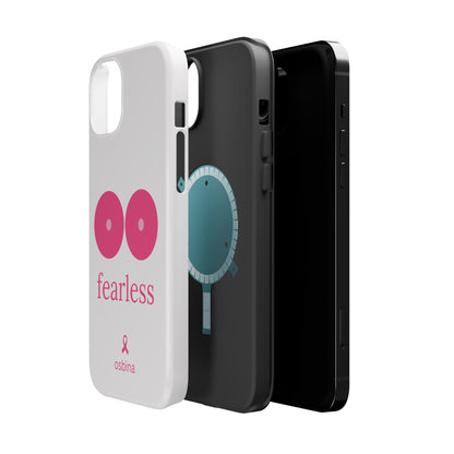 osbina |  MagSafe compatible for iPhone | Limited Edition The Fearless Tatas Case in Light Pink + Soft Pink + Hot Pink | The Pink October Collection | Inspired By
