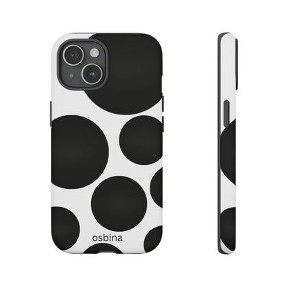 osbina | The Noir Bubbles Phone Case | Modern Muse Collection