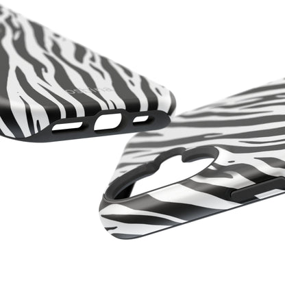osbina | MagSafe Compatible for iPhone | The Bengal Bold Stripe Case in White + Black | The Season Collective