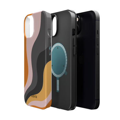 osbina | MagSafe Compatible for iPhone | The Case That Says “Fall, But Make It Fashion” | Retro Swirl Edition | The Season Collective