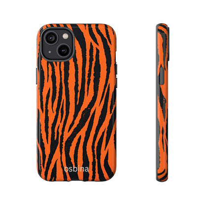 osbina | Tiger, But Make It Chic — The Bengal Stripe Case in Orange + Black | The Season Collective