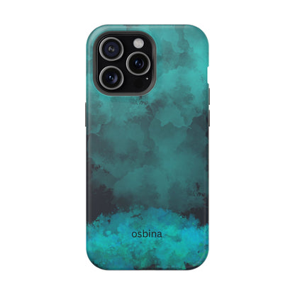 osbina | MagSafe compatible for iPhone | Midnight Aurora Phone Case | Modern Muse Collection