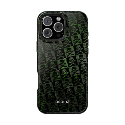 osbina | MagSafe compatible for iPhone | Skull & Crossbones Phone Case | Season Collective Collection
