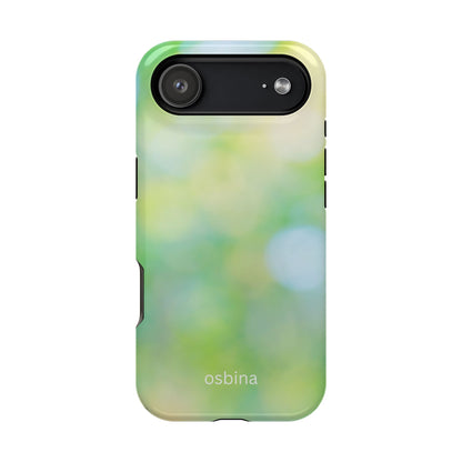 osbina | MagSafe compatible for iPhone | The Veridian Orbs Phone Case | Color Edit Collection