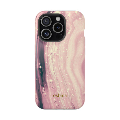 osbina | MagSafe compatible for iPhone | The Amethyst Glow Phone Case | Modern Muse Collection