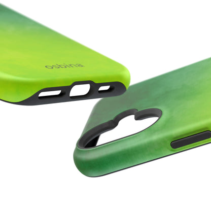 osbina | MagSafe compatible for iPhone | The Verde Glow Phone Case | Color Edit Collection