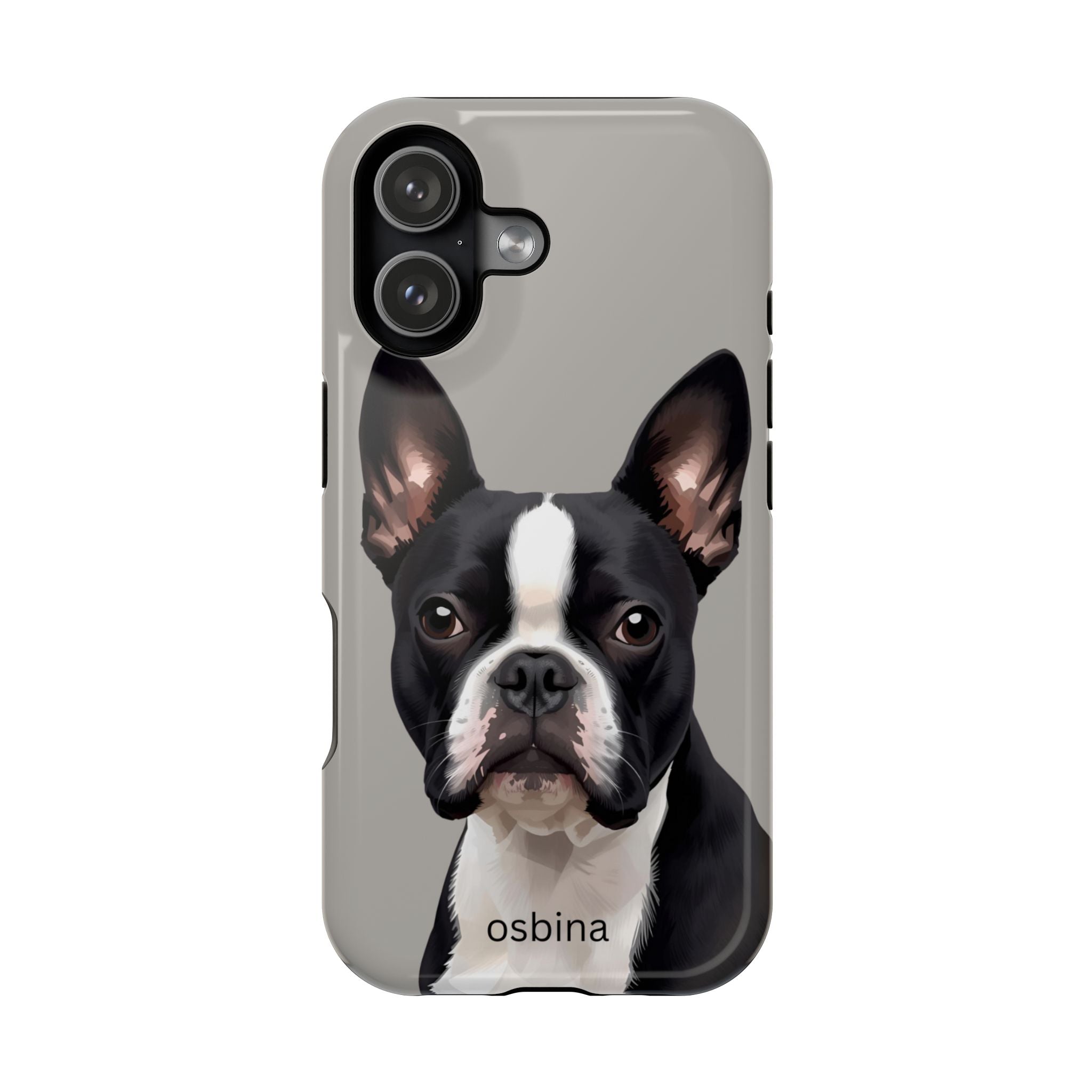 osbina | MagSafe for iPhone | The Boston Terrier Designer Case