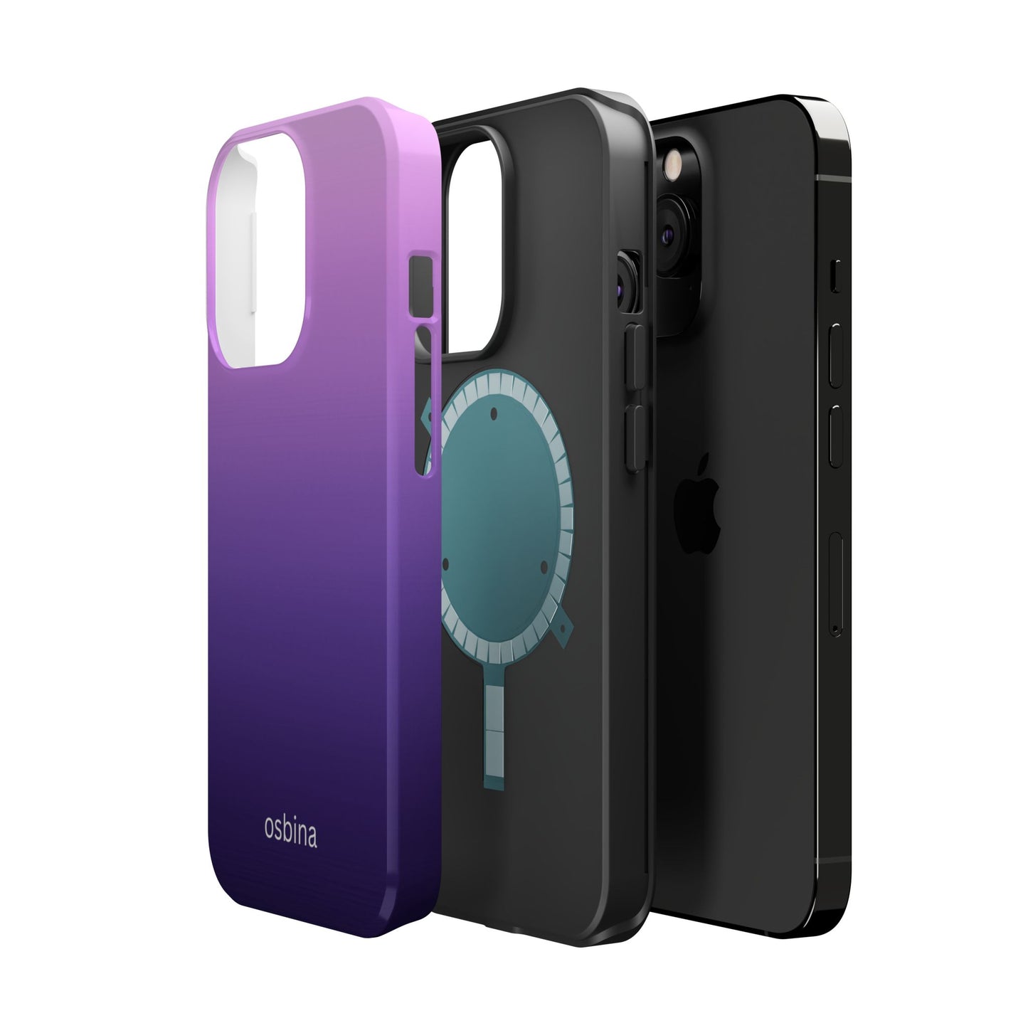 osbina | MagSafe compatible for iPhone | The Violet Haze Phone Case | Color Edit Collection