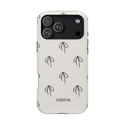 osbina | MagSafe compatible for iPhone | Linéa Flora Minimalistic Flower Phone Case | Modern Muse Collection