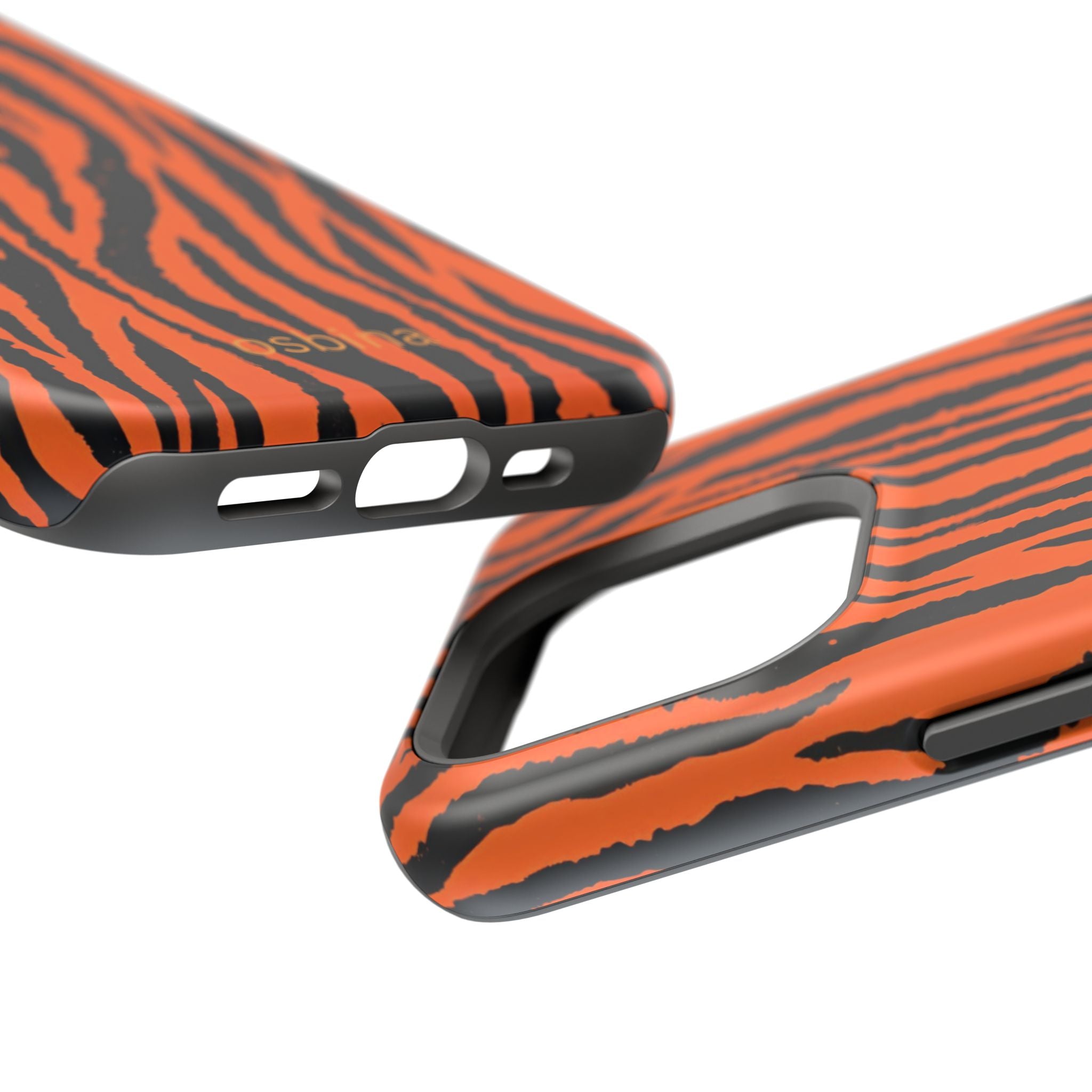osbina | Tiger, But Make It Chic — The Bengal Stripe Case in Orange + Black | The Season Collective