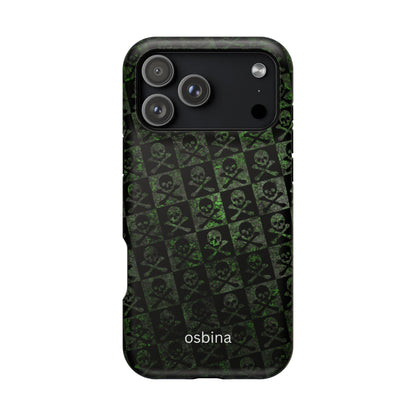 osbina | MagSafe compatible for iPhone | Skull & Crossbones Phone Case | Season Collective Collection