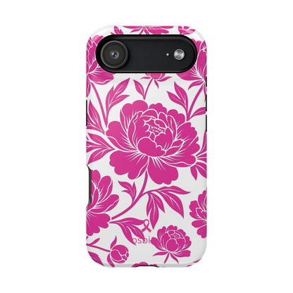 YAYOU MagSafe for iPhone | Peonies in Pink Designer Case | osbina