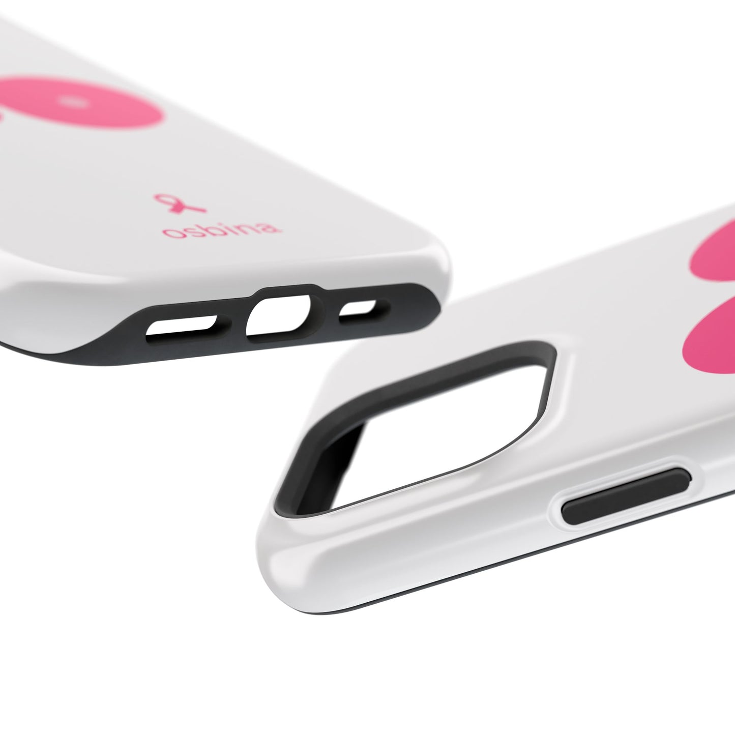osbina |  MagSafe compatible for iPhone | Limited Edition The Check Your Tatas Case in Light Pink + Soft Pink + Hot Pink | The Pink October Collection | Inspired By