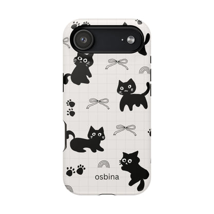 osbina | MagSafe compatible for iPhone | Meow Mode Cat Phone Case | The Season Collective