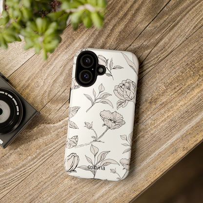 osbina | Silhouette Bloom Phone Case | Modern Muse Collection