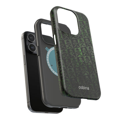osbina | MagSafe compatible for iPhone | Skull & Crossbones Phone Case | Season Collective Collection