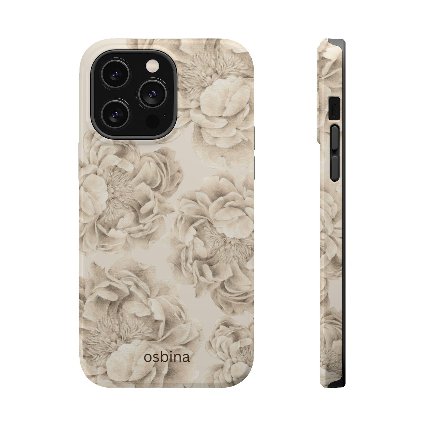 osbina | MagSafe for iPhone | Peony Sand Designer Case