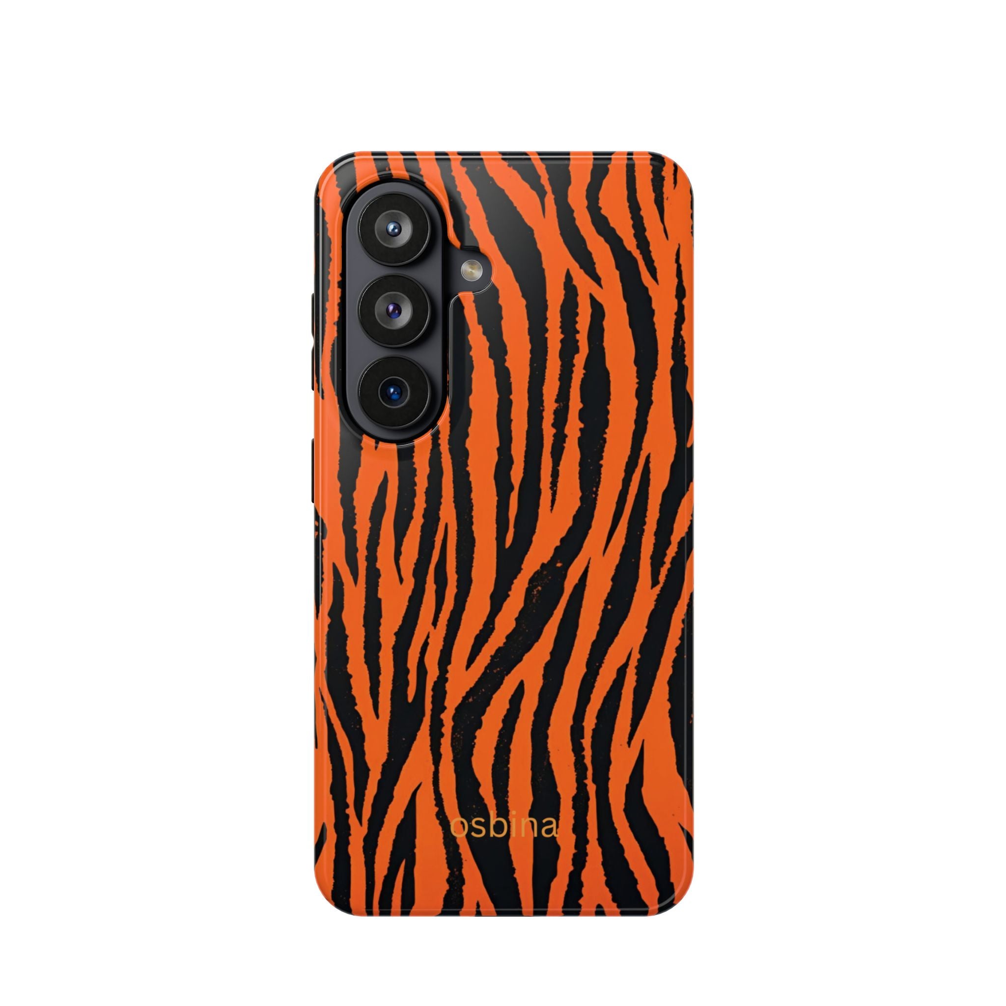 osbina | Tiger, But Make It Chic — The Bengal Stripe Case in Orange + Black | The Season Collective
