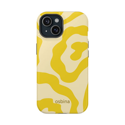 osbina | MagSafe compatible for iPhone | The Mustard Muse Phone Case | Color Edit Collection