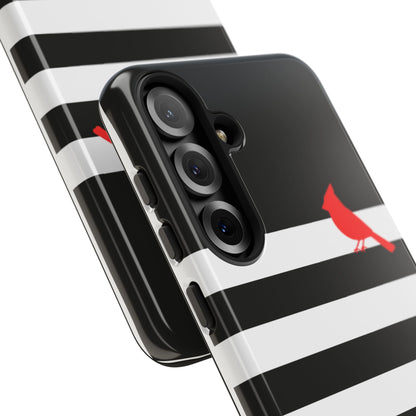 osbina | Redbird Edition Thinking of You Phone Case Black & White Stripe | Inspired By Collection