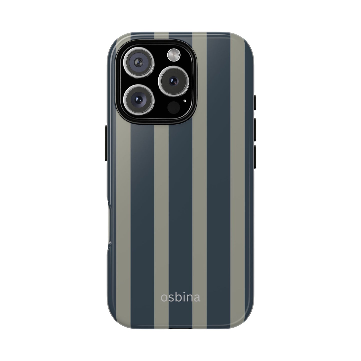 osbina | Grayhaven Navy & Gray Sophisticated Phone Case | Modern Muse Collection