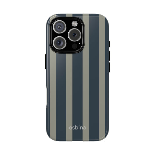 osbina | Grayhaven Navy & Gray Sophisticated Phone Case | Modern Muse Collection