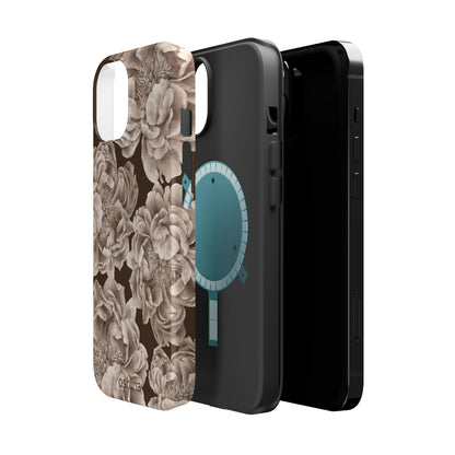 osbina | MagSafe for iPhone | Peony Espresso Designer Case