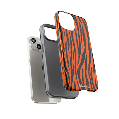 osbina | Tiger, But Make It Chic — The Bengal Stripe Case in Orange + Black | The Season Collective