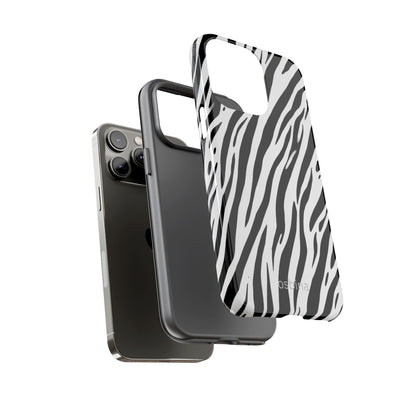 osbina | The Bengal Bold Stripe Case in White + Black | The Season Collective