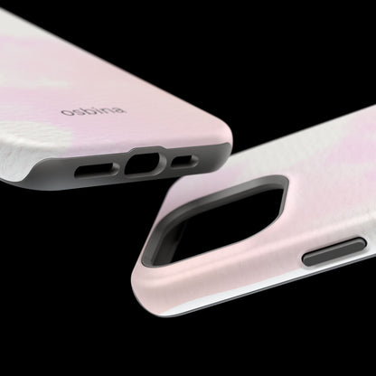 osbina | MagSafe compatible for iPhone | Pink Cotton Cloud Phone Case | Modern Muse Collection