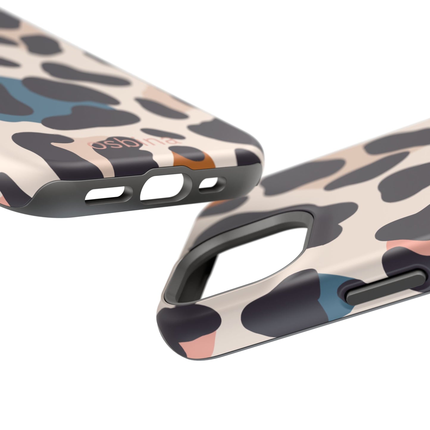 osbina | MagSafe compatible for iPhone | Leopard Luxe Color Pop Leopard Print Phone Case | Modern Muse Collection