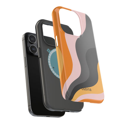 osbina | MagSafe Compatible for iPhone | The Case That Says “Fall, But Make It Fashion” | Retro Swirl Edition | The Season Collective