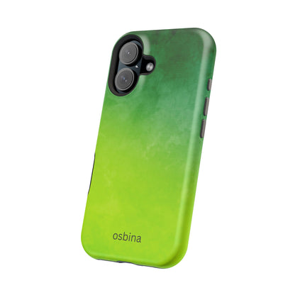 osbina | MagSafe compatible for iPhone | The Verde Glow Phone Case | Color Edit Collection