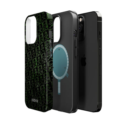 osbina | MagSafe compatible for iPhone | Skull & Crossbones Phone Case | Season Collective Collection