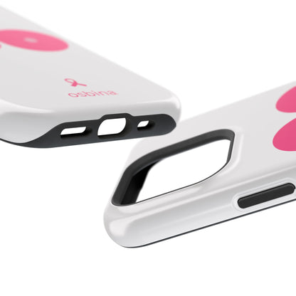 osbina |  MagSafe compatible for iPhone | Limited Edition The Check Your Tatas Case in Light Pink + Soft Pink + Hot Pink | The Pink October Collection | Inspired By