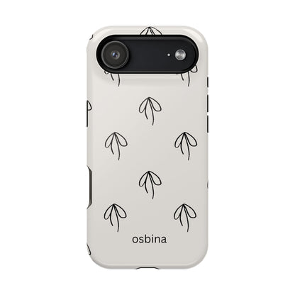osbina | MagSafe compatible for iPhone | Linéa Flora Minimalistic Flower Phone Case | Modern Muse Collection