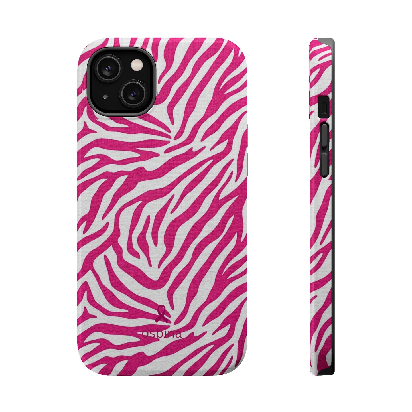 YAYOU MagSafe for iPhone | The Pink Zebra Designer Case | osbina