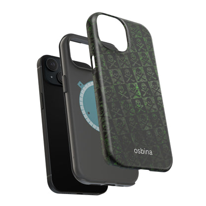 osbina | MagSafe compatible for iPhone | Skull & Crossbones Phone Case | Season Collective Collection