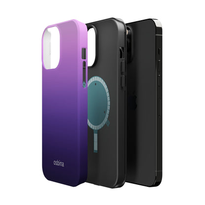 osbina | MagSafe compatible for iPhone | The Violet Haze Phone Case | Color Edit Collection