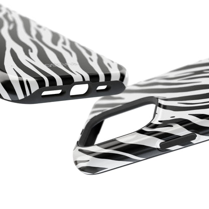 osbina | MagSafe Compatible for iPhone | The Bengal Bold Stripe Case in White + Black | The Season Collective